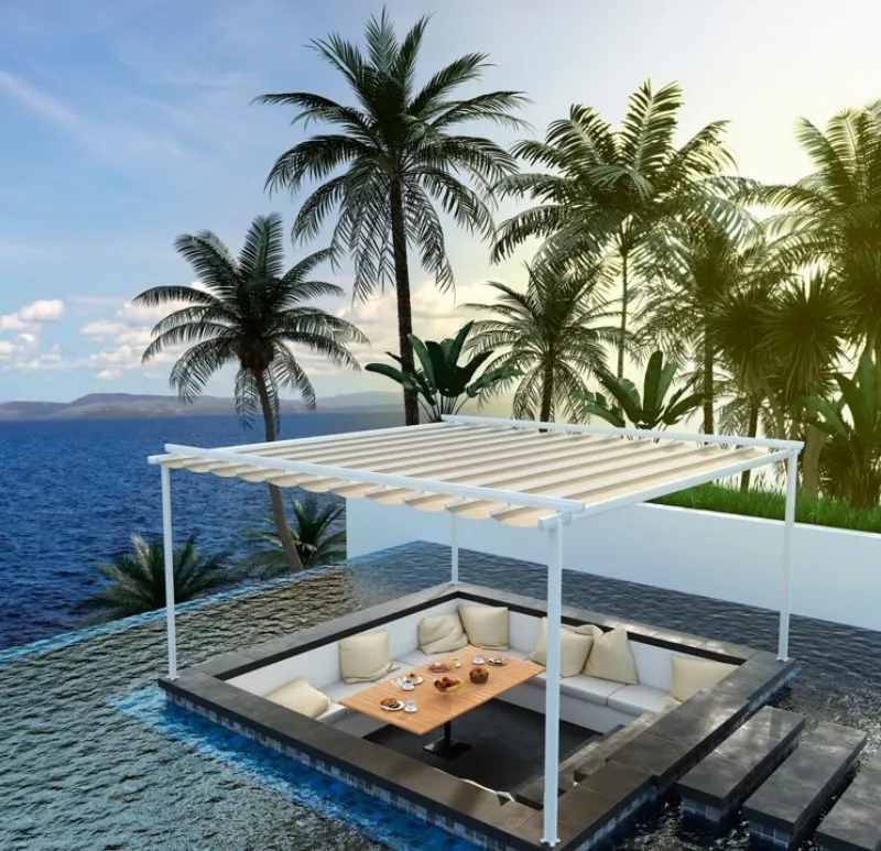 Pergolado retrátil na Barra da Tijuca